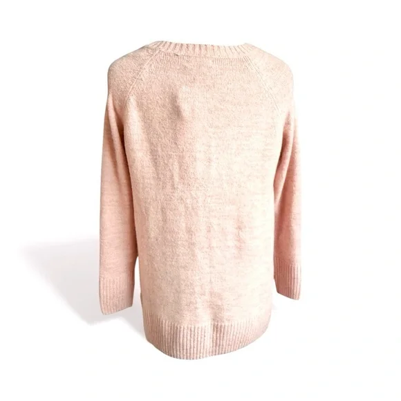 LC Lauren Conrad Ugly Xmas Sweater Blush Sweater with Narwhal - Picture 5 of 9